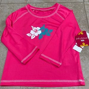 Pink Platinum long sleeve rash guard